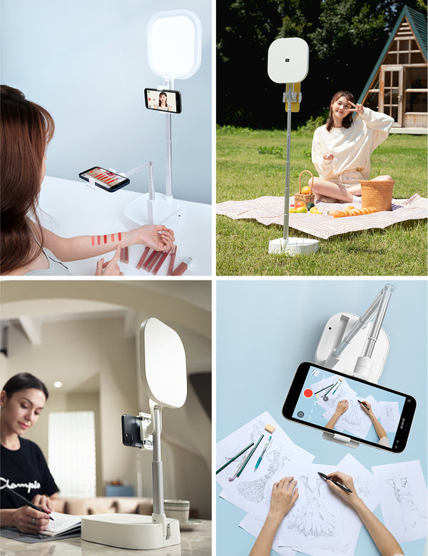 Viozon Phone fashion Table Mount with Beauty Light